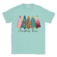 Seafoam christmas trees Classic Tee - CowGirlArtShop