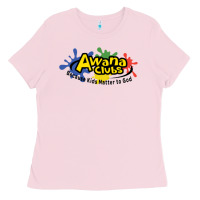 Bubblegum Pink Vintage-Awana clubs Ladies Tee - ArtMosaic