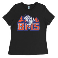 Black blue mountain state Ladies Tee - ArtMosaic