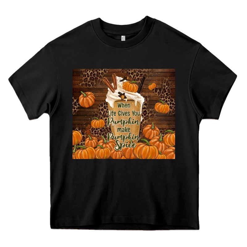 Make Pumpkin Spice Heavy Core Tee by TumblerDesignByShophia | Teevron