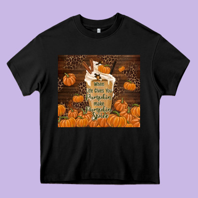 Make Pumpkin Spice Heavy Core Tee Designed By Tumblerdesignbyshophia