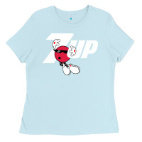 Baby Blue cool spot,uncola 7up Ladies Tee - ArtMosaic