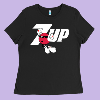 Cool Spot,uncola 7up Ladies Tee Designed By Artmosaic