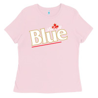 Bubblegum Pink labatt blue beer Ladies Tee - ArtMosaic