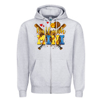 Heather Grey ballpark mini Zipper Hoodie - AdoDesignShop