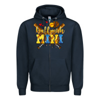 Navy ballpark mini Zipper Hoodie - AdoDesignShop