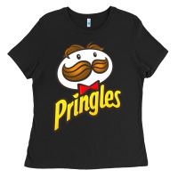 Black pringles snack for all Ladies Tee - ArtMosaic