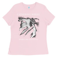 Bubblegum Pink Catherine wheel, Catherine wheel art, Catherine wheel vintage, Catheri Ladies Tee - ArtMosaic