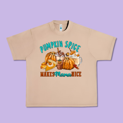 Pumpkin Spice Make Mama Nice Urban Heavy Tee Designed By Fadigitalartstudio