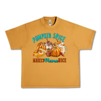Peanut Butter Pumpkin Spice Make Mama Nice Urban Heavy Tee - FaDigitalArtStudio