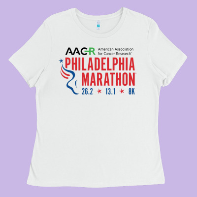 Philadelphia Marathon Ladies Tee Designed By Artmosaic
