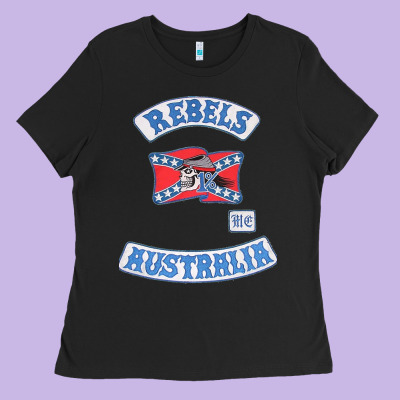Rebel Mc Supporter Ladies Tee Designed By Artmosaic