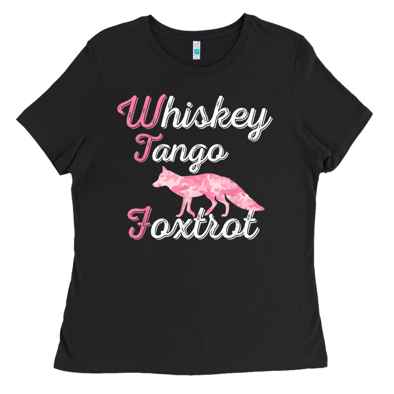 Whiskey Tango Foxtrot Military Womens Fun Wtf Quote T Shirt Ladies Tee by ArtMosaic | Teevron