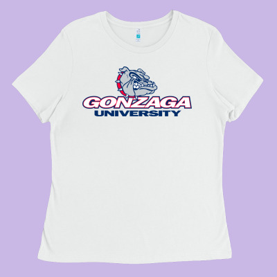 The Gonzaga Bulldogs Ladies Tee Designed By Artmosaic