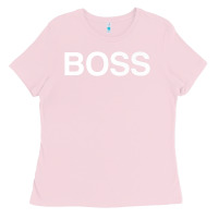 Bubblegum Pink boss premium Ladies Tee - ArtMosaic