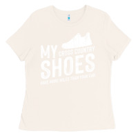 Bone cross country running   xc run runner pullover hoodie Ladies Tee - ArtMosaic