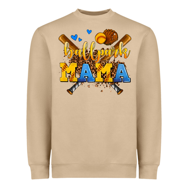 Ballpark Mama Heavyweight Sweatshirt by AdoDesignShop | Teevron