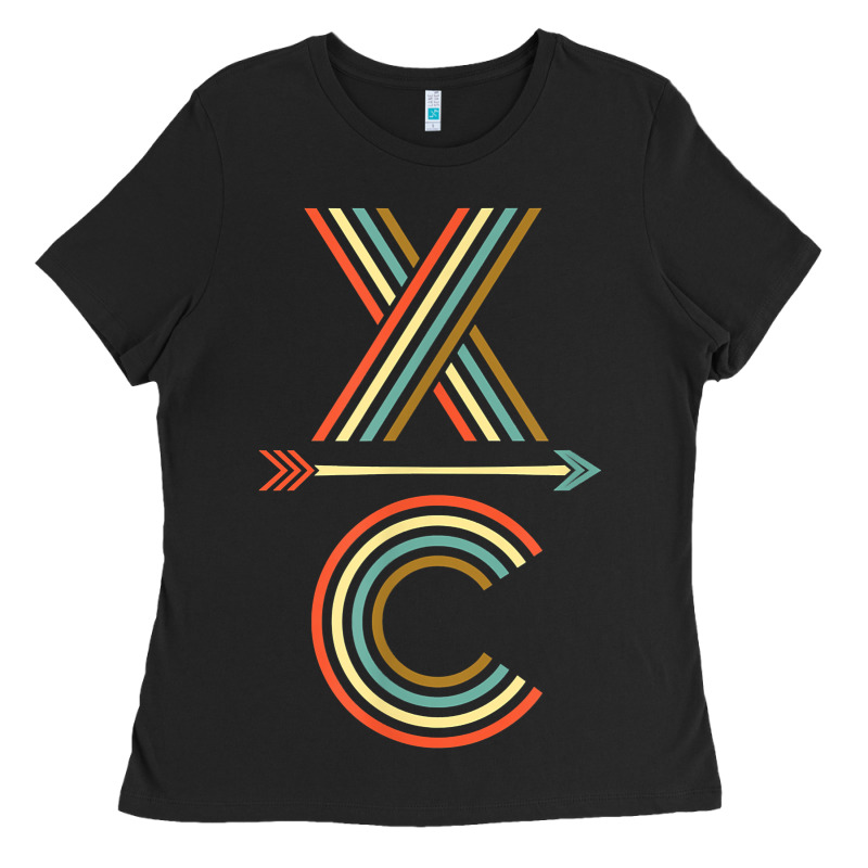 X-country Design For Cross Country Runners And Coaches Ladies Tee by ArtMosaic | Teevron