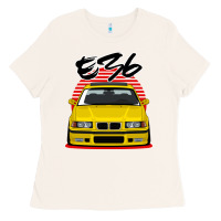 Bone Yellow E36 Ladies Tee - ArtMosaic