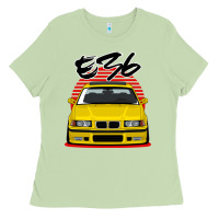 Matcha Yellow E36 Ladies Tee - ArtMosaic