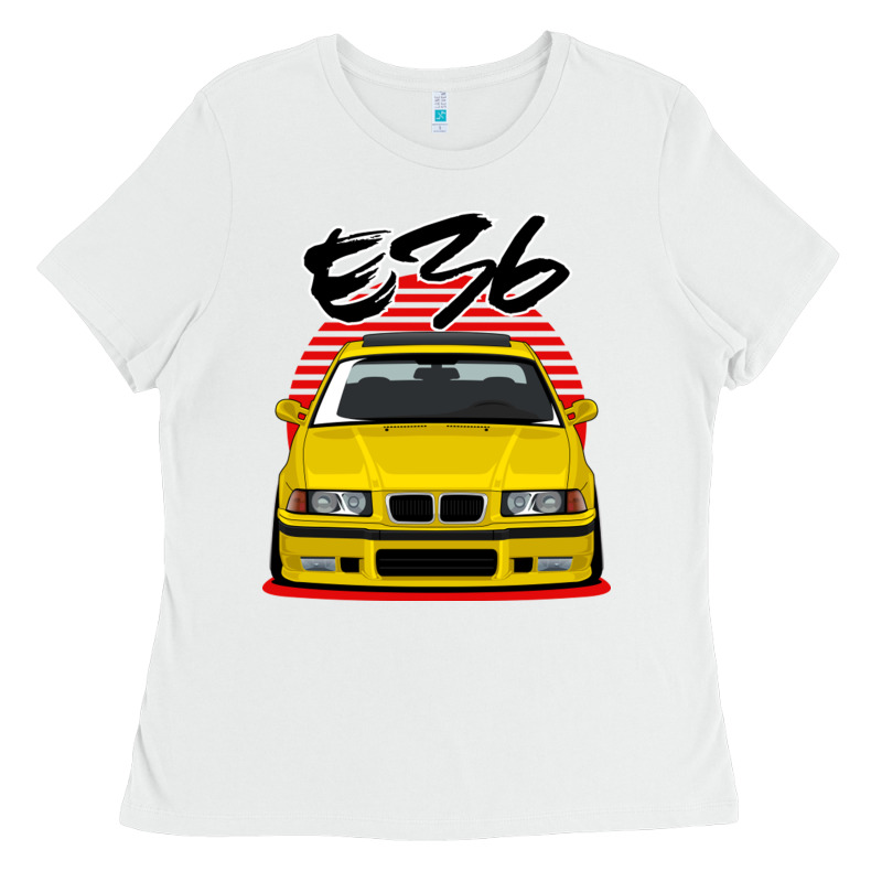 Yellow E36 Ladies Tee by ArtMosaic | Teevron
