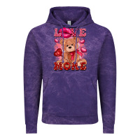Cloud Purple love more with toy bear Vintage Hoodie - FaDigitalArtStudio