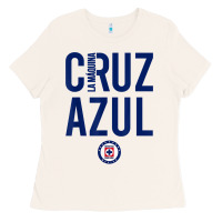 Bone deportivo cruz azul t shirt Ladies Tee - ArtMosaic