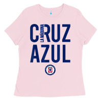 Bubblegum Pink deportivo cruz azul t shirt Ladies Tee - ArtMosaic