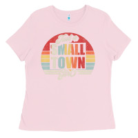 Bubblegum Pink Limited Edition Retro Vintage Just A Small Town Girl Ladies Tee - ArtMosaic