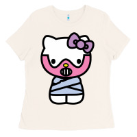 Bone hell kitty cute devil Ladies Tee - ArtMosaic
