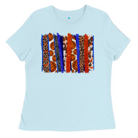 Baby Blue Basketball brushstroke Ladies Tee - HowdyJamesFarm