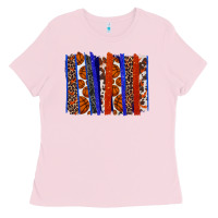 Bubblegum Pink Basketball brushstroke Ladies Tee - HowdyJamesFarm