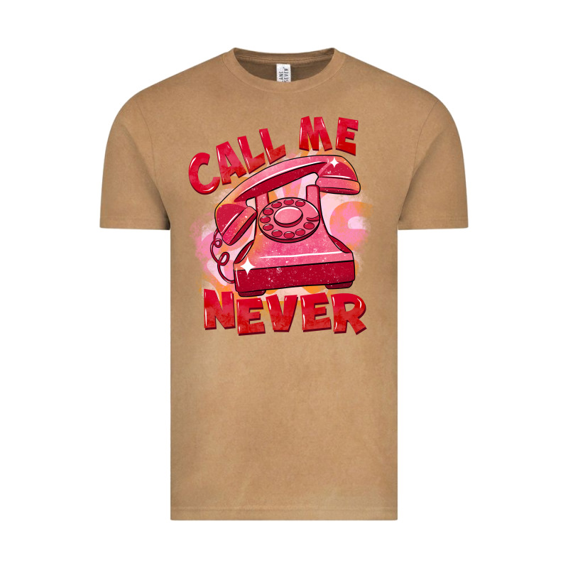 Call Me Never Vintage Tee by FaDigitalArtStudio | Teevron