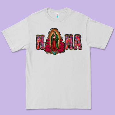Nana Lady Of Guadalupe Premium Tee Designed By Jasminsmagicworld