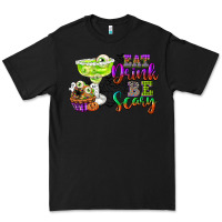 Black eat drink and be scary Premium Tee - CowGirlArtShop