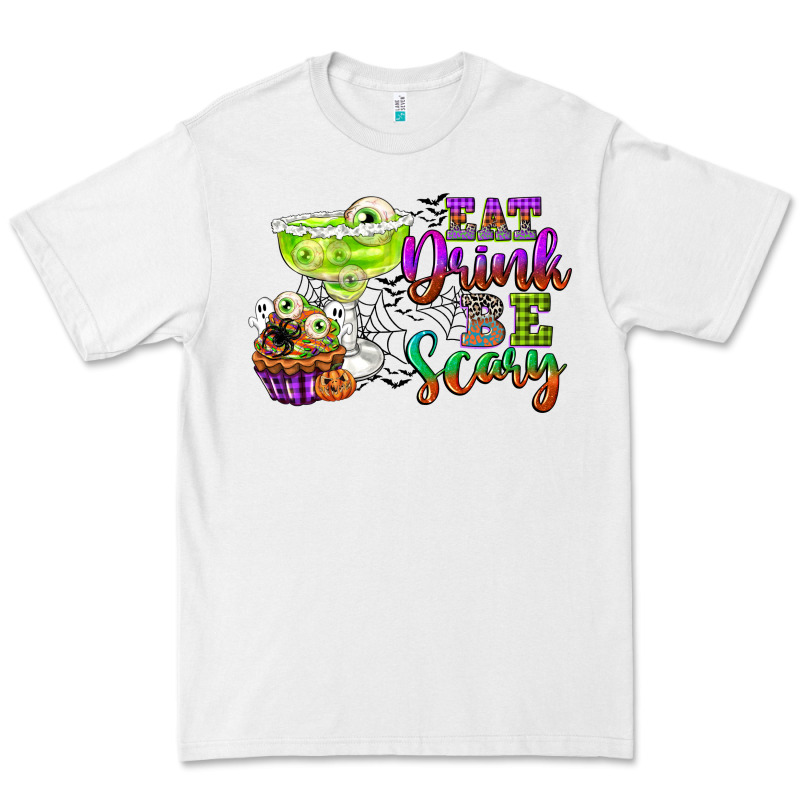 Eat Drink And Be Scary Premium Tee by CowGirlArtShop | Teevron