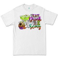 White eat drink and be scary Premium Tee - CowGirlArtShop