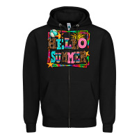 Hello Summer Zipper Hoodie | Teevron