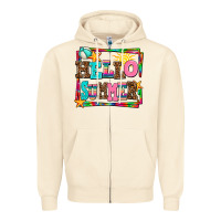 Sandshell hello summer Zipper Hoodie - AdoDesignShop
