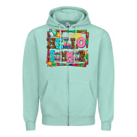 Seafoam hello summer Zipper Hoodie - AdoDesignShop