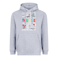 Heather Grey nurse word Heavyweight Hoodie - JahusDesignShop