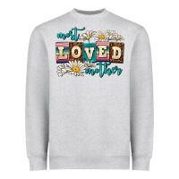 Heather Grey most loved mother Heavyweight Sweatshirt - AdoDesignShop