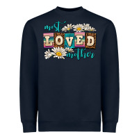 Navy most loved mother Heavyweight Sweatshirt - AdoDesignShop