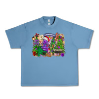 Pebble Blue Christmas Louisiana Mardi Gras trees Urban Heavy Tee - FaDigitalArtStudio