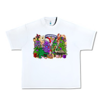 White Christmas Louisiana Mardi Gras trees Urban Heavy Tee - FaDigitalArtStudio