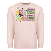 Pale Pink she is mom Premium Sweatshirt - JahusDesignShop