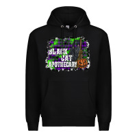 Black black cat apothecary Premium Hoodie - SublimationCraftShop