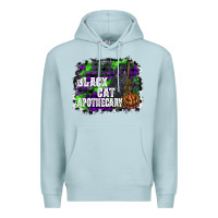 Blue Mist black cat apothecary Premium Hoodie - SublimationCraftShop