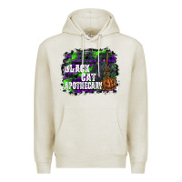 Oatmeal Heather black cat apothecary Premium Hoodie - SublimationCraftShop