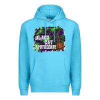 Ocean Blue black cat apothecary Premium Hoodie - SublimationCraftShop